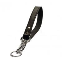 Leren halve sliphalsband voor de hond 50 cm x 20 mm - thumbnail
