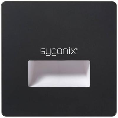 Sygonix SY-6179432 LED-wandinbouwlamp 1.2 W LED Zwart