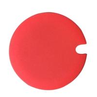 5 STKS creatieve Cup deksels food-grade silicone Cup cover hittebestendig veilig gezond siliconen deksel met opening (rood) - thumbnail