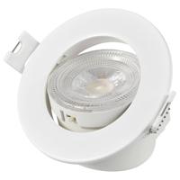 Sygonix SY-6417586 LED-inbouwlamp Set van 3 stuks Warmwit tot neutraalwit LED LED 5.5 W Wit - thumbnail