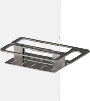 Saqu Aqua doucherek met wandbevestiging zilver - thumbnail