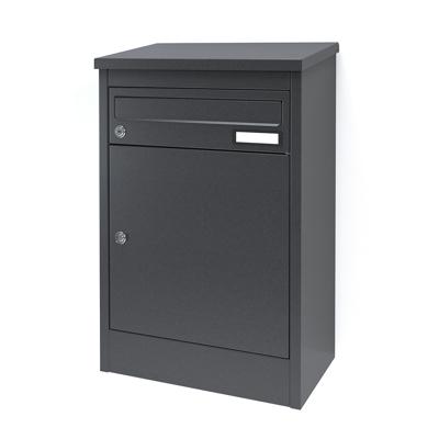 Joma K2 pakketbox met 1 brievenbus - Donkergrijs