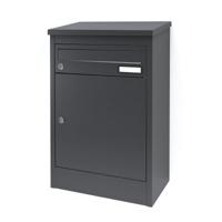 Joma K2 pakketbox met 1 brievenbus - Donkergrijs - thumbnail