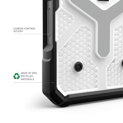 Urban Armor Gear Pathfinder MagSafe Case Backcover Apple iPhone 16 Pro Max Ice, Transparant MagSafe compatible - thumbnail