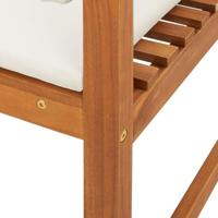 Tuinstoel Bruin 50 x 50 x 91cm Massief acaciahout - thumbnail