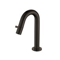 Best Design Toiletkraan Moya 1-draaiknop Gebogen 21 cm Gunmetal - thumbnail