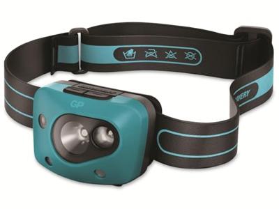 GP Discovery GPDISHLCH44BL058 Hoofdlamp LED werkt op batterijen 300 lm 36 h