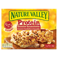 Nature Valley Protein Salted Caramel Nut Reep 4 x 40 g bij Jumbo - thumbnail