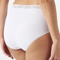 Hipster dames 3268 kant - Kanten dames onderbroek wit - Katoen - thumbnail