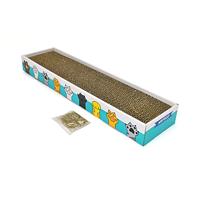 Krabpaal voor Katten Nayeco TABY CAT Bruin Karton 48 x 13 x 4 cm - thumbnail