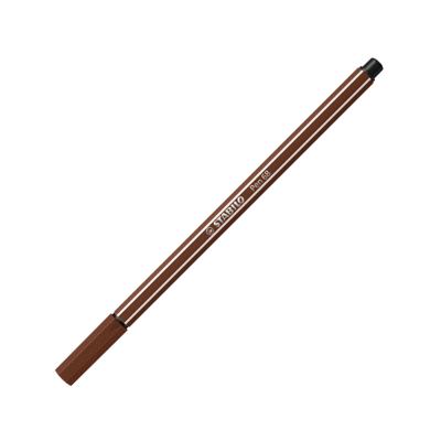 Viltstift stabilo pen 68/45 m bruin | 10 stuks