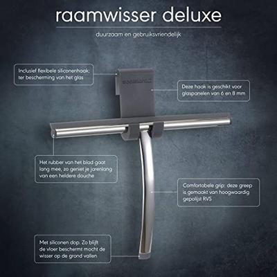 Raamwisser Deluxe Sealskin Chroom