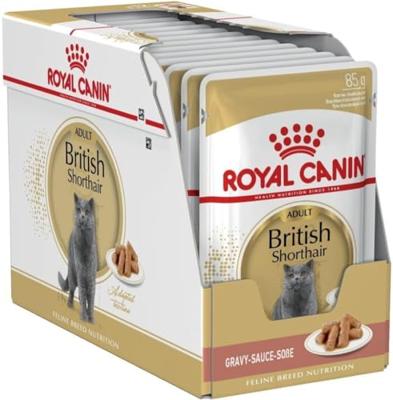 Royal Canin Adult British Shorthair kattenvoer Natvoer (12x85g) - thumbnail