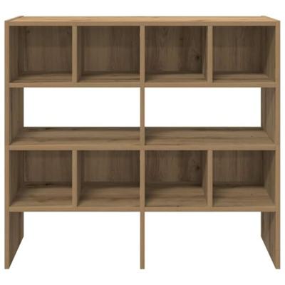 VidaXL Schoenenrekken 2 st stapelbaar 89,5x30x40 cm artisanaal eiken