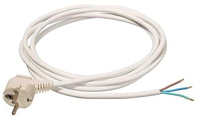 AS Schwabe 70807 Aansluitkabel Stroom Wit 10 m
