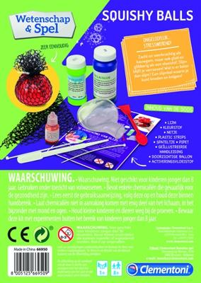 Clementoni wetenschap & spel squishy bal maken