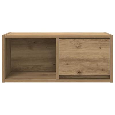 Tv-meubelen 2 st 60x31x25,5 cm bewerkt hout artisanaal eiken