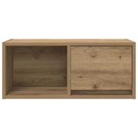 Tv-meubelen 2 st 60x31x25,5 cm bewerkt hout artisanaal eiken - thumbnail