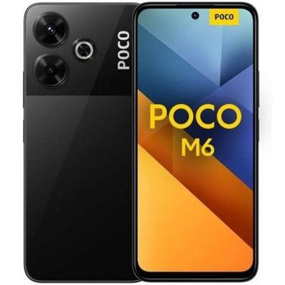 XIAOMI Poco M6 Smartphone, 8 GB + 256 GB, 6,79 inch, 90 Hz FHD+ AMOLED-scherm, MediaTek Helio G91-Ultra, 108 MP camera, 5030 mAh, zwart