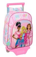 Schoolrugzak met Wielen Barbie Painterly Roze Hemelsblauw 26 x 11 x 67 cm 26 x 34 x 11 cm - thumbnail