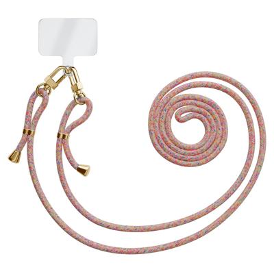 Universeel telefoonkoord met dubbele sluiting - Kleurrijk Universeel telefoonkoord met dubbele sluiting - Kleurrijk