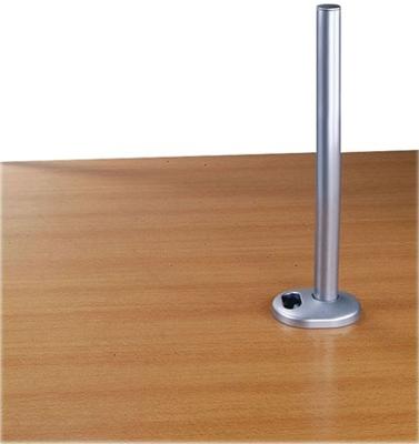 LINDY Desk Clamp Pole Monitor-tafelbeugel Aantal monteerbare displays: 1 Display(s) Zilver Vast