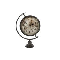 Klok 'wereldbol' 14x35x50cm - thumbnail