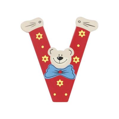 Playshoes letter V beer hout 10 cm Playshoes letter V beer hout 10 cm