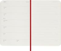 Moleskine 12 Monate Wochen Notizkalender 2026, Pocket/A6, 1 Wo = 1 Seite, rechts linierte Seite, Weicher Einband, Scharlachrot - thumbnail