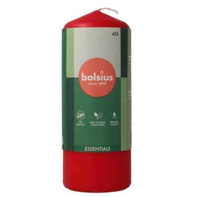 Bolsius Stompkaars 150/58 delicate red 1 Stuks Bolsius Stompkaars 150/58 delicate red 1 Stuks