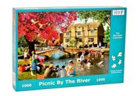 Picnic by the River Puzzel 1000 stukjes - thumbnail