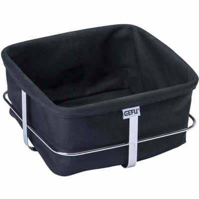 GEFU - Brunch - Broodmandje 22x22cm zwart