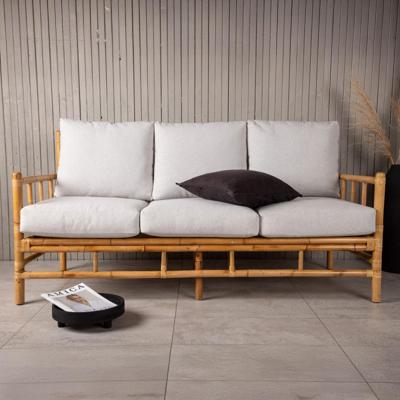 Nohr 3-zits Tuinbank 'Zev' Rotan