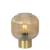 Lucide MALOTO - Tafellamp - Ø 20 cm - 1xE27 - Amber - thumbnail