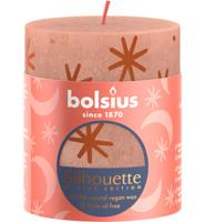 Bolsius Stompkaars Rustic Silhouette Caramel - 8cm - thumbnail