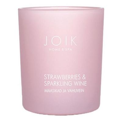 Geurkaars strawberry & sparkling wine vegan 150 Gram
