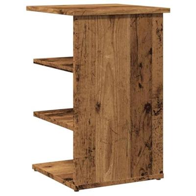 Dressoir 35x35x55 cm bewerkt hout oud houtkleurig Dressoir 35x35x55 cm bewerkt hout oud houtkleurig