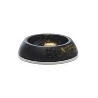 Savic voerbak kat delice marble zwart / goud - thumbnail