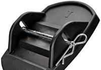 ProPlus Stabilisatievoeten met borgpen zwart 4 stuks - thumbnail