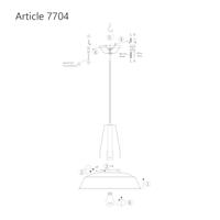 Steinhauer Retro hanglampLuna - 7704RO - thumbnail