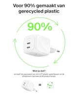 Oplader Belkin WCH019KQWH Wit 50 W - thumbnail