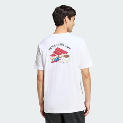 Adidas Coffee Cafe Cheesecake Graphic T-shirt