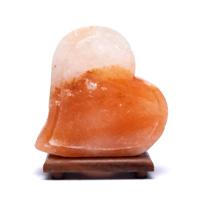 Zoutlamp Dubbel Hart (5 kg ) ca. 21 x 18 - thumbnail