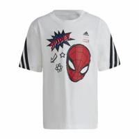 T-Shirt met Korte Mouwen voor kinderen Adidas Spider-Man Wit - Maat: 5-6 Jaar - thumbnail