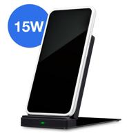 Mobilize Wireless Fast Charger Foldable 5W/7.5W/10W/15W PU Leather Black - thumbnail