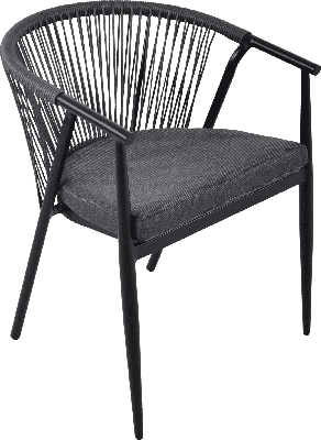 Silvan Stapelstoel aluminium tuinstoel - Set van 4 stuks