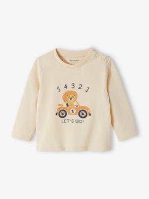 Decoratief T-shirt babyjongen vanille