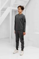 Malelions winter sweater jongens - grijs - nylon, zak - thumbnail