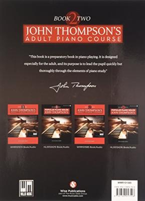 Willis Music - John Thompson&apos;s Adult Piano Course: book 2