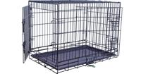 Hondendraadkooi 2 deurs zwart 91 x 55 x 65 cm Gebr de Boon - Gebr de boon - thumbnail